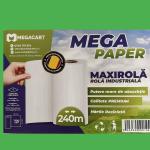 Rola hartie industriala verde 300m