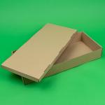 Cutie cu capac detasabil 100 buc/set natur 455X200X70 mm