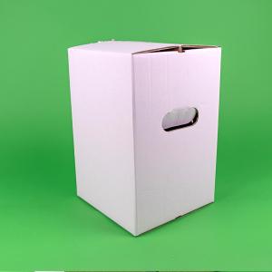 Cutii clasice de vin 4 sticle cu separator CO5 natur 230x230x340 50 buc/set