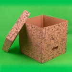Cutii tort cu capac generic 330x330x330 mm natur 25 buc/set