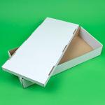 Cutie cu capac detasabil 100 buc/set alb 455X200X70 mm