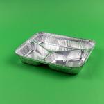 Forma de copt din aluminiu tricompartimentata 681L/326CL 200X150X25mm 100 buc/set