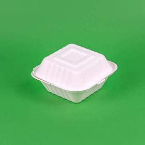 Caserola hamburger bio din trestie 50 buc/set