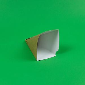 Con carton kraft pentru clatite/cartofi 100 buc/set