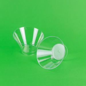 Cupa desert inclinata, transparenta DCA20/200 ml, 25 buc/set