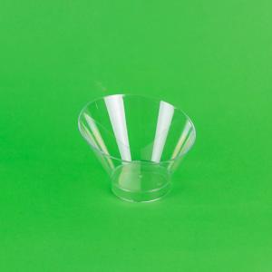 Cupa desert inclinata, transparenta DCA20/200 ml, 25 buc/set