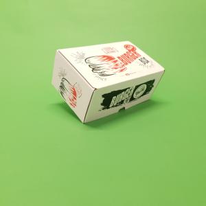 Cutie burger generic cu separator de cartofi 100 buc/set folie 180x120x80