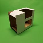 CUTII DISPLAY CO3 50 BUC/SET ALB 288x183x246