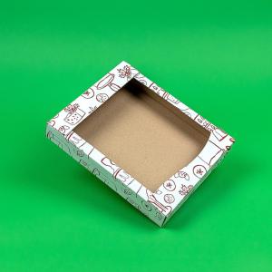 Cutii patiserie pretiparite 100 buc/set alb 270X220X40 mm
