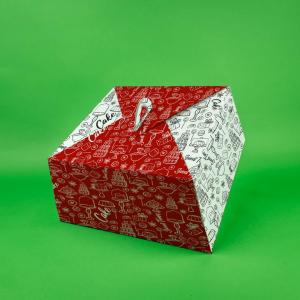 Cutii tort alb Mega CT 1 25 buc/set 240x240x145 mm