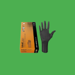 Manusi nitril POWERGRIP negre M 50 buc/set