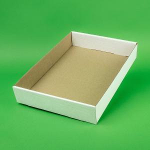 Tavite carton ondulat 100 buc/set alb 300x100x100 mm
