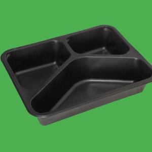 Caserola TERMO NEAGRA 3 compartimente 200 BUC/SET