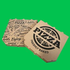 CUTII PIZZA GENERIC 100 BUC/SET NATUR 300x300X30